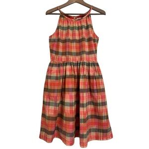 Lands' End Madras Sundress - fully lined, 100% cotton, has pockets!